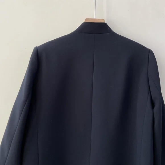 Zadig & Voltaire Verysa Navy Asymmetrical Blazer - Picture 11 of 14